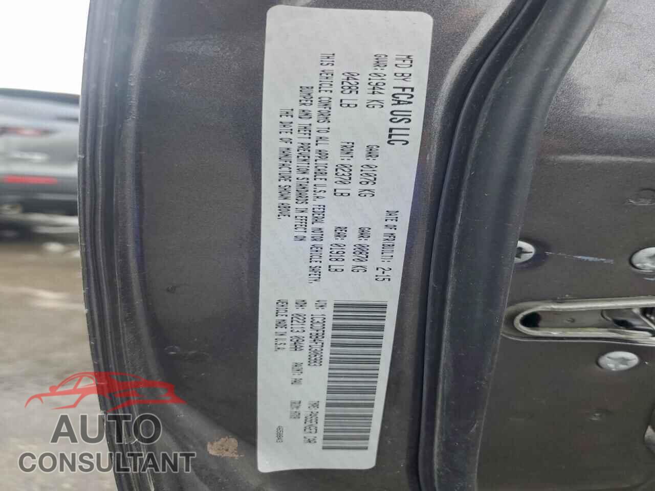 DODGE DART 2015 - 1C3CDFBB4FD306983