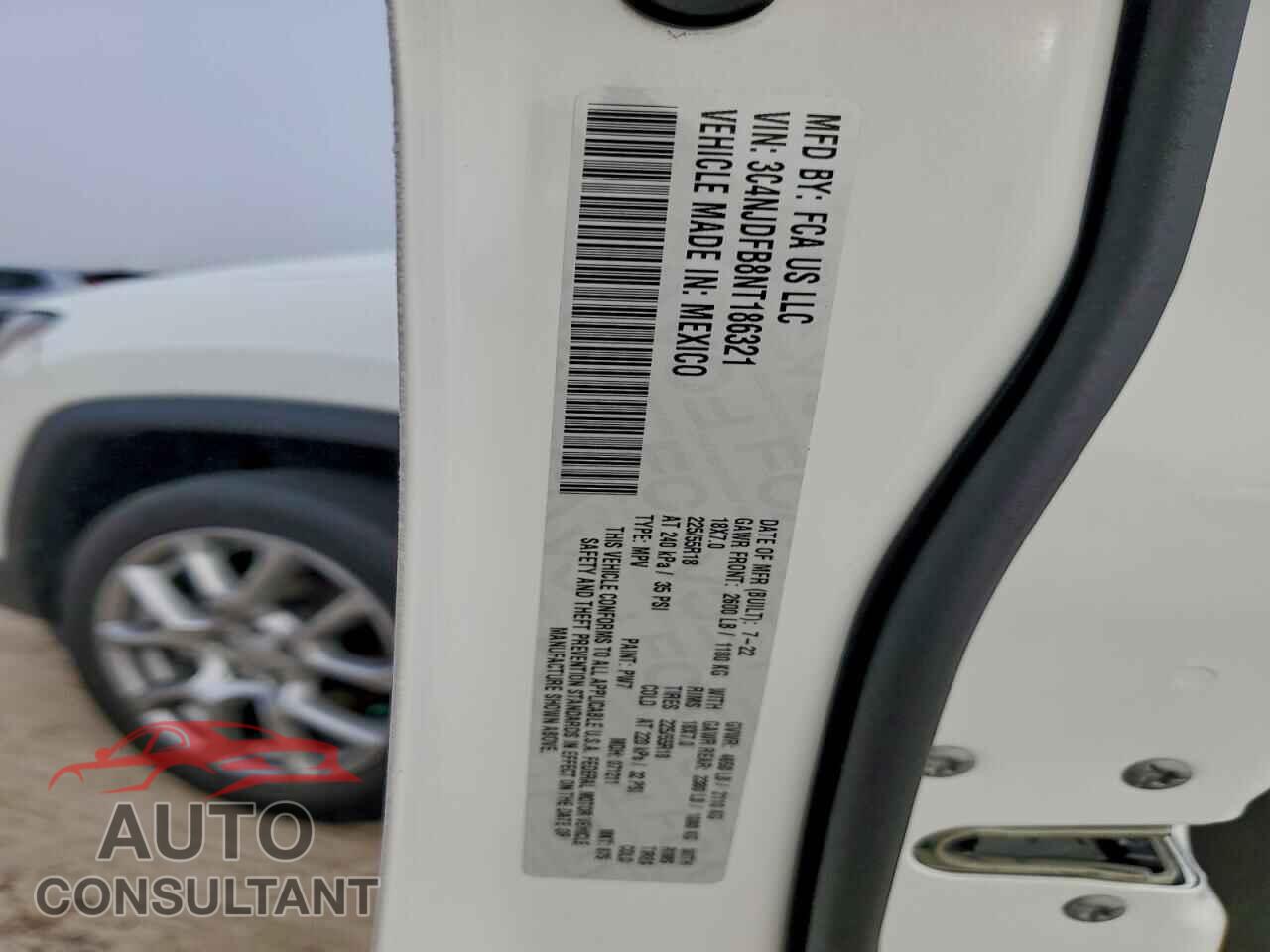 JEEP COMPASS 2022 - 3C4NJDFB8NT186321