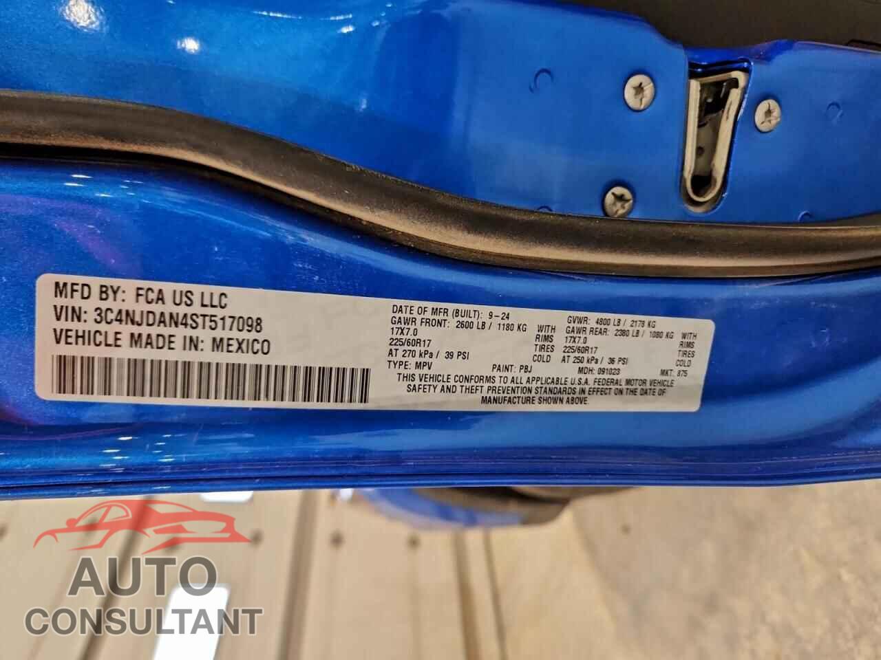 JEEP COMPASS 2025 - 3C4NJDAN4ST517098