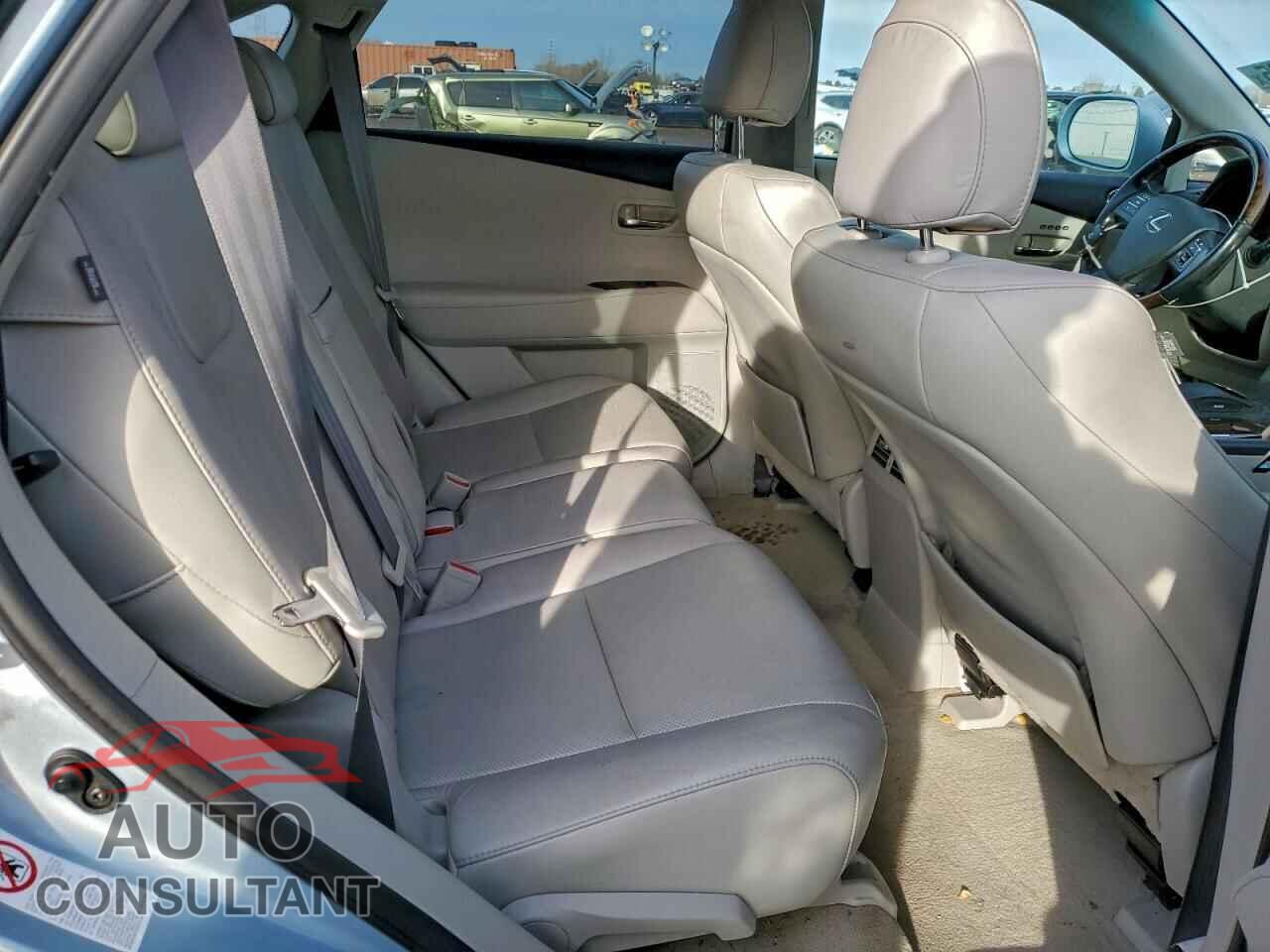 LEXUS RX350 2010 - 2T2BK1BA2AC012796