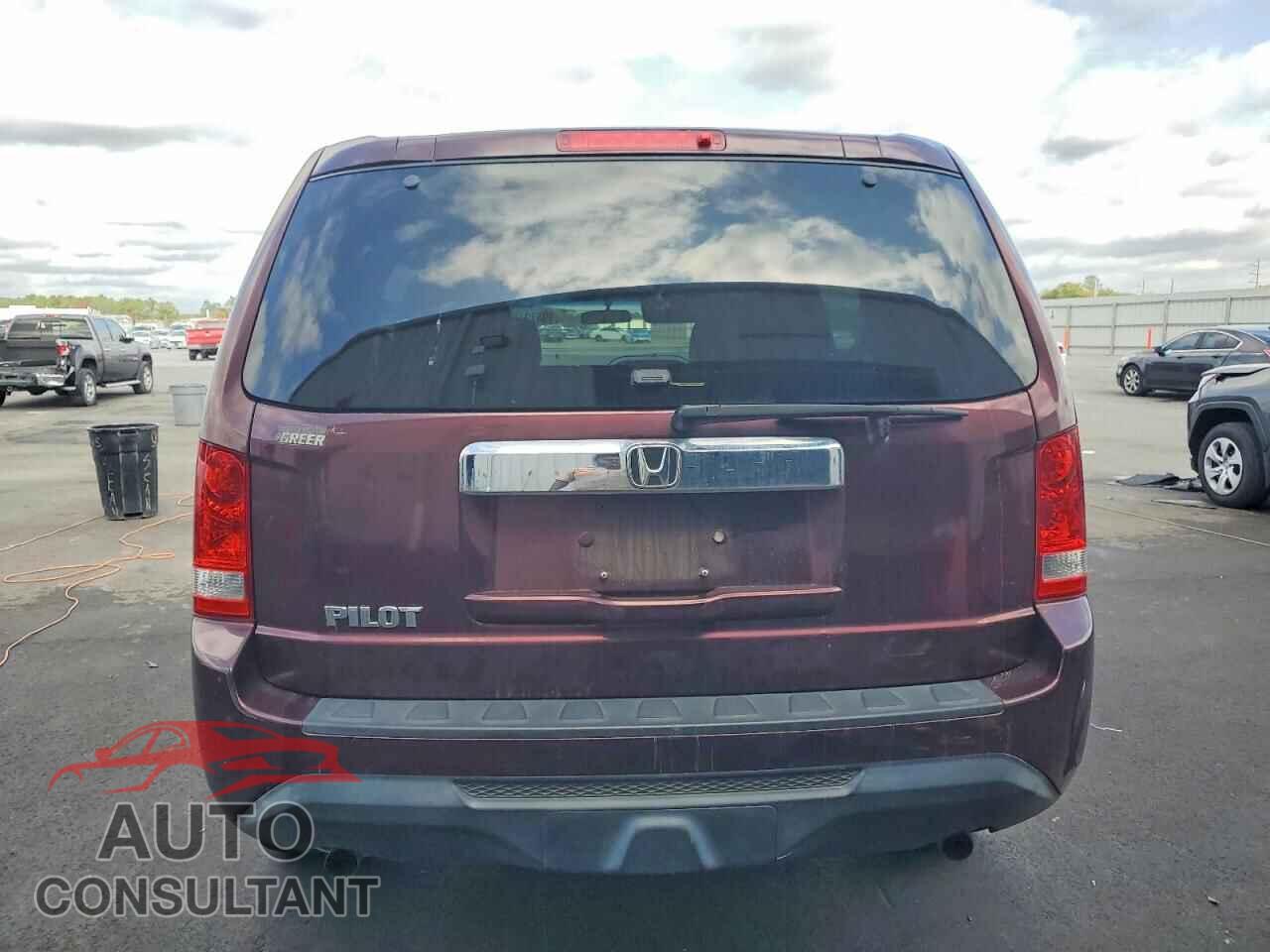 HONDA PILOT 2012 - 5FNYF3H25CB016287