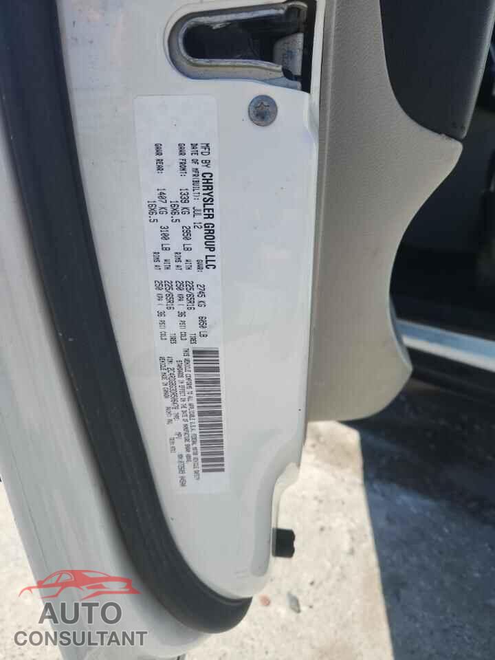 DODGE CARAVAN 2013 - 2C4RDGBG3DR506478