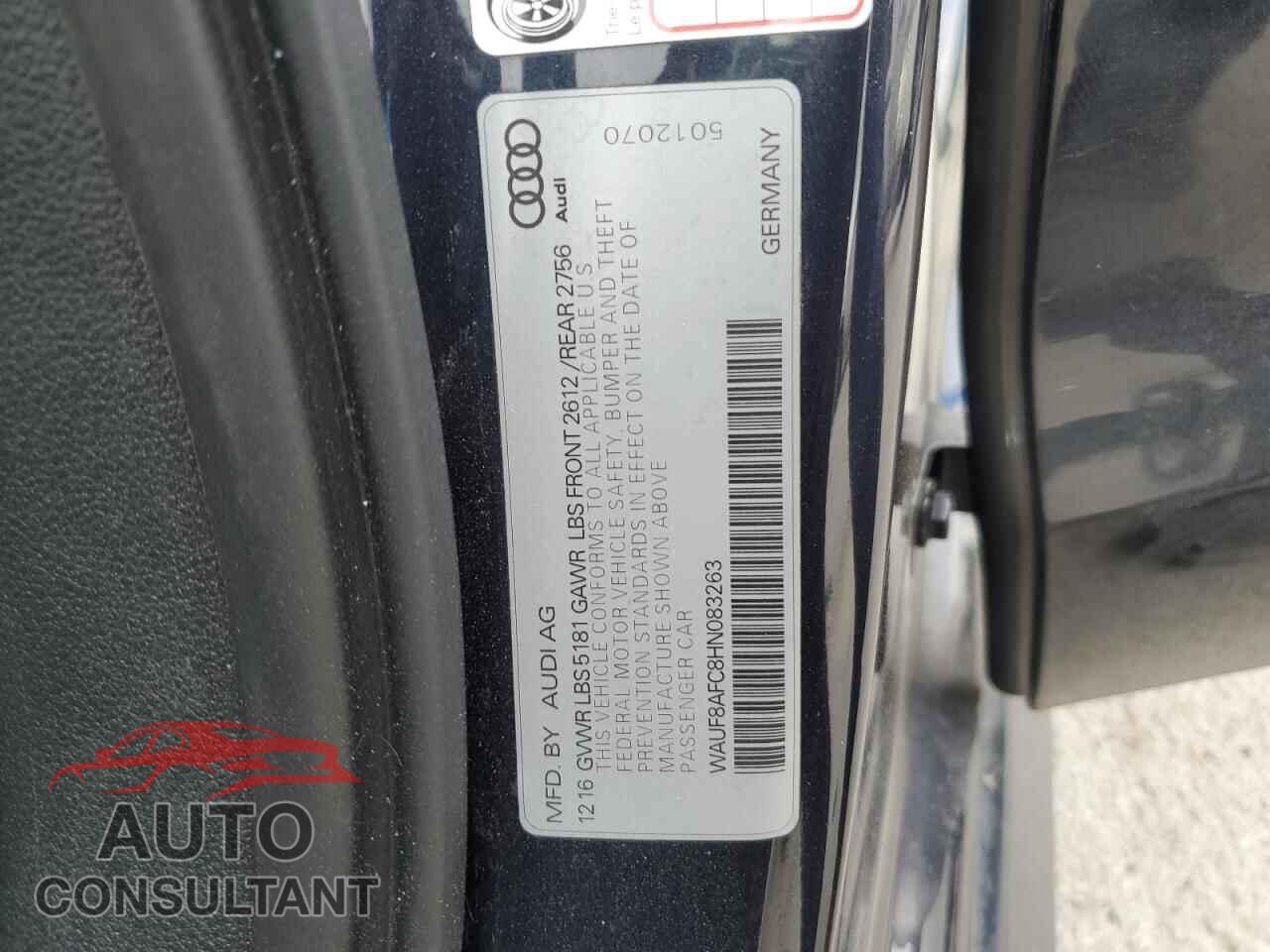 AUDI A6 2017 - WAUF8AFC8HN083263