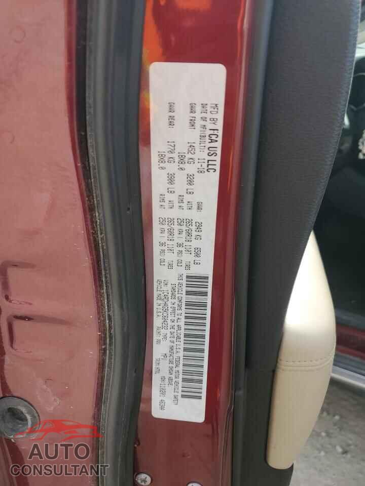 DODGE DURANGO 2019 - 1C4RDHAG5KC604232