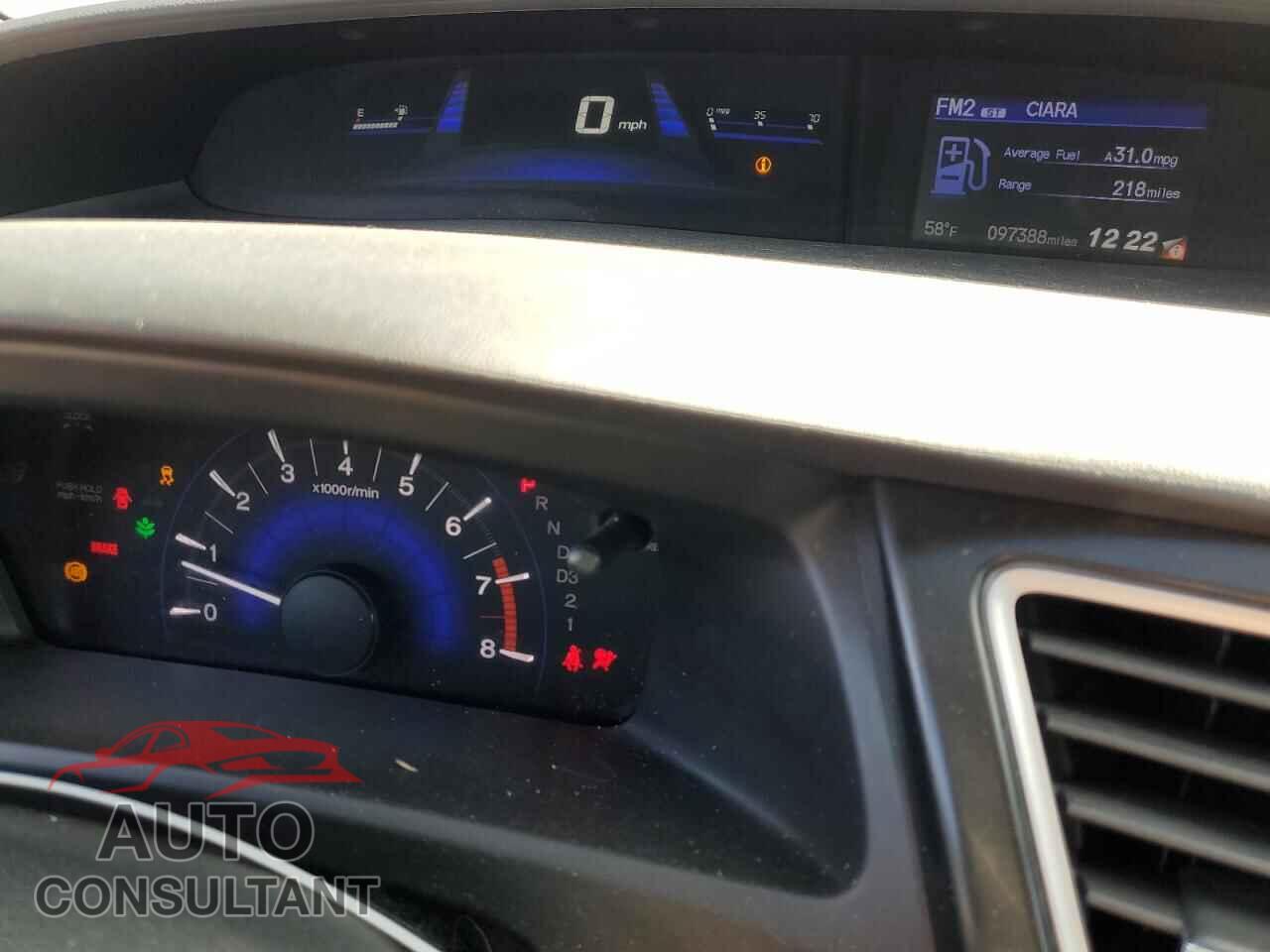HONDA CIVIC 2013 - 19XFB2F55DE276349