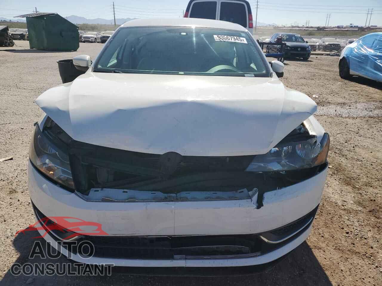 VOLKSWAGEN PASSAT 2014 - 1VWAT7A38EC024062