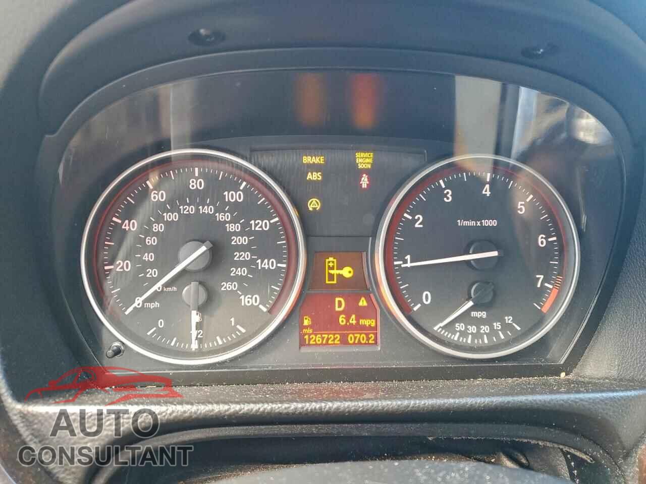 BMW 3 SERIES 2011 - WBAPH7C55BE677376
