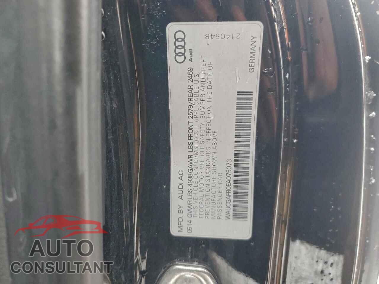 AUDI S5/RS5 2014 - WAUCGAFR0EA075073