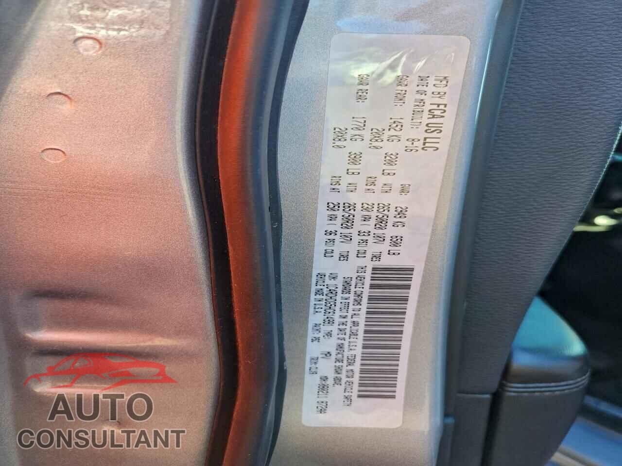 DODGE DURANGO 2017 - 1C4RDHDG5HC614991