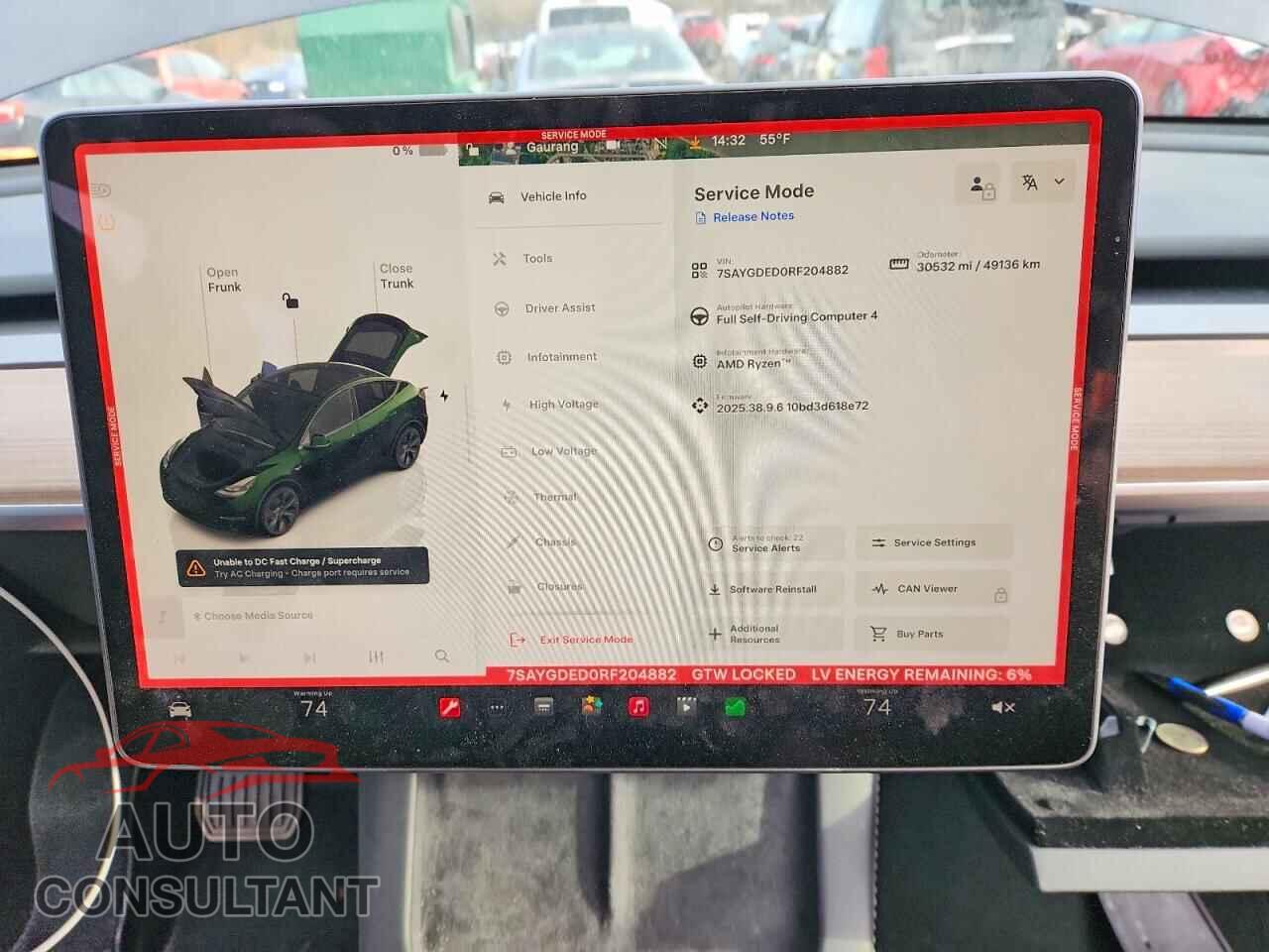 TESLA MODEL Y 2024 - 7SAYGDED0RF204882