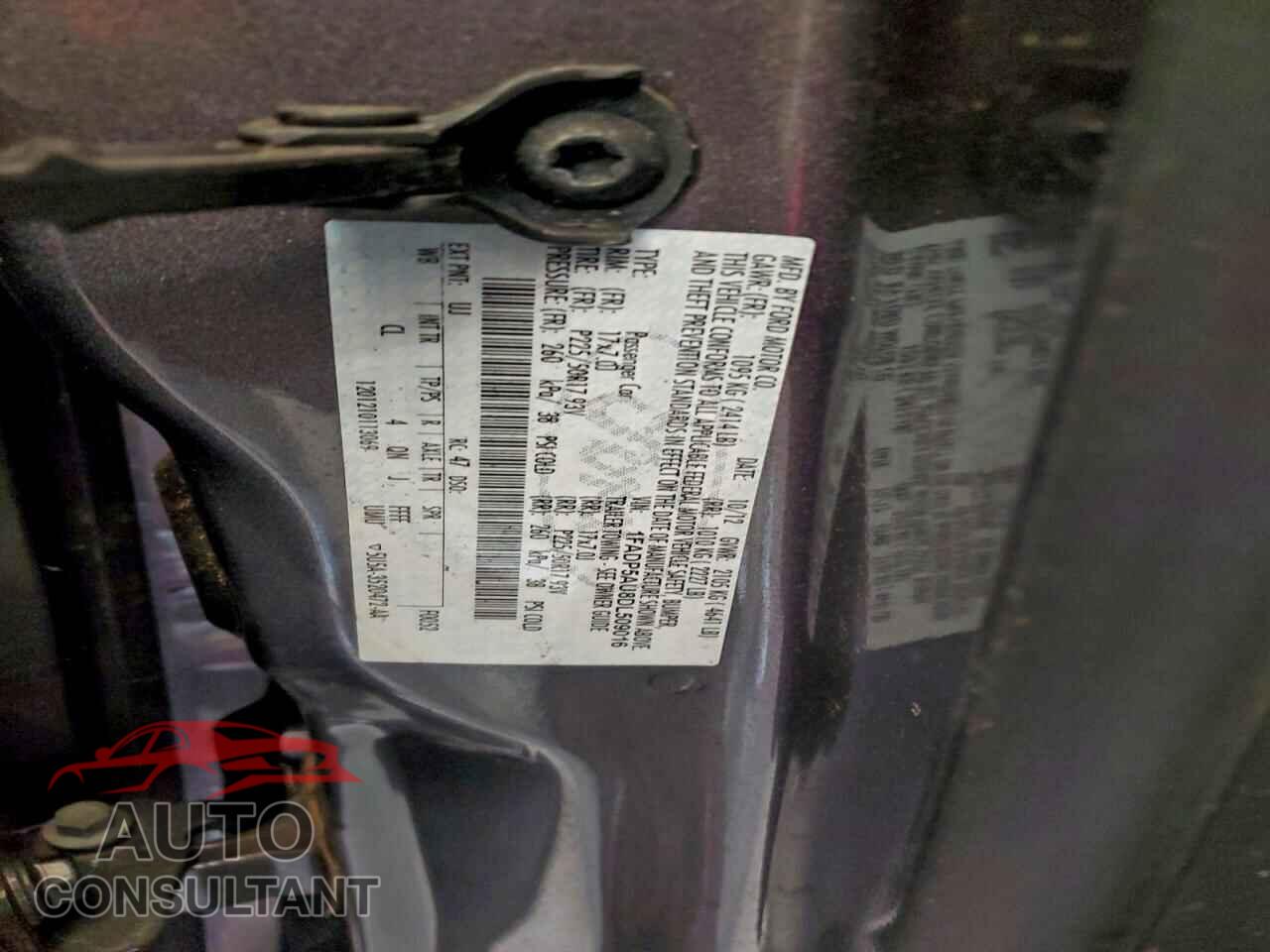 FORD CMAX 2013 - 1FADP5AU8DL509016