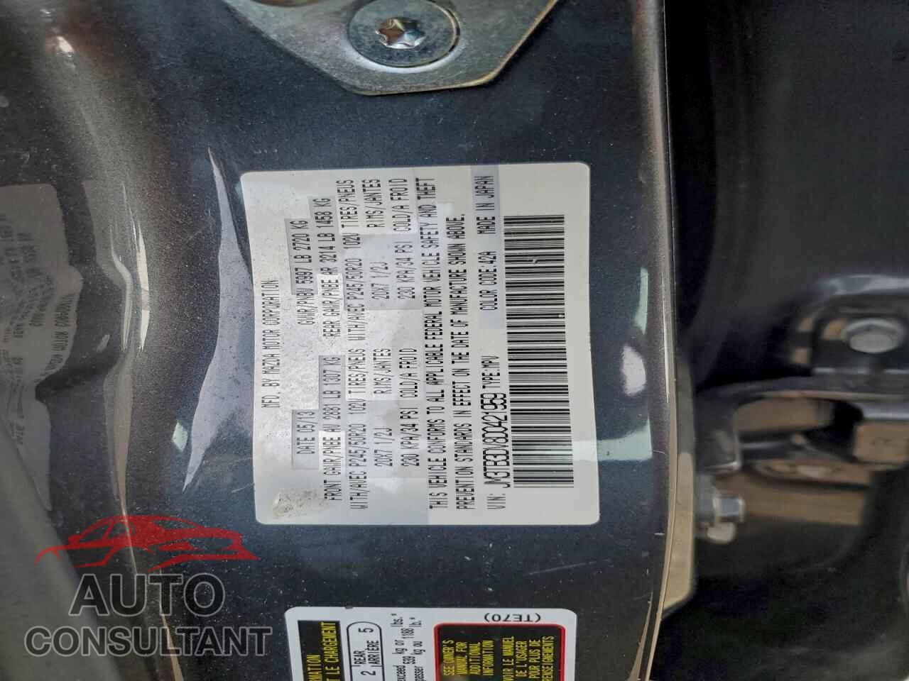 MAZDA CX-9 2013 - JM3TB3DV8D0421959