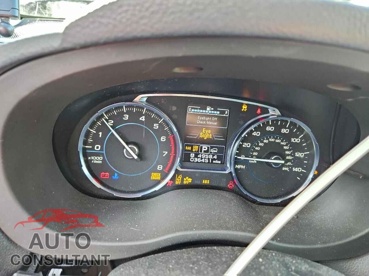 SUBARU FORESTER 2018 - JF2SJARC8JH415337