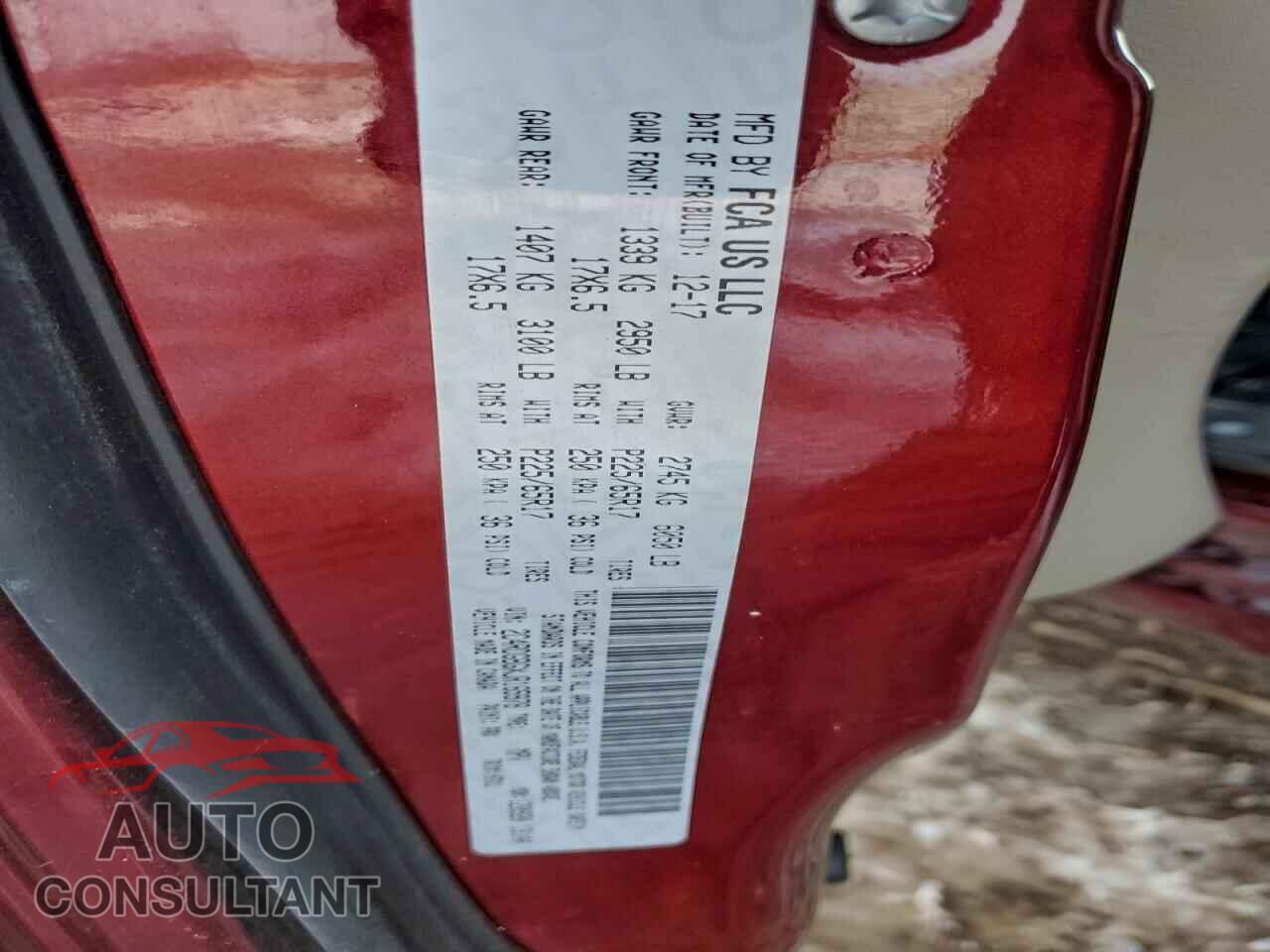 DODGE CARAVAN 2018 - 2C4RDGBGXJR165978
