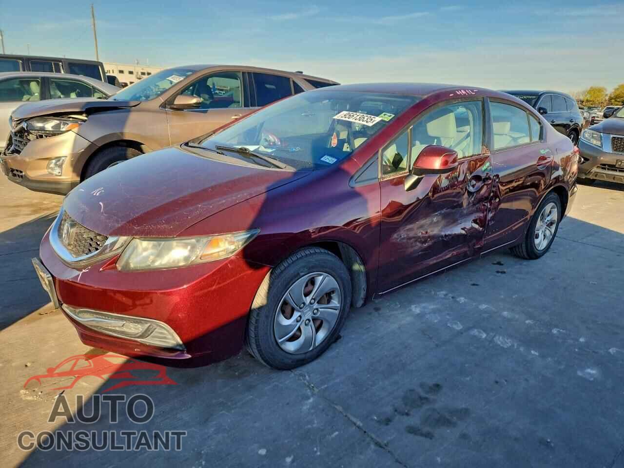 HONDA CIVIC 2013 - 19XFB2F50DE007966