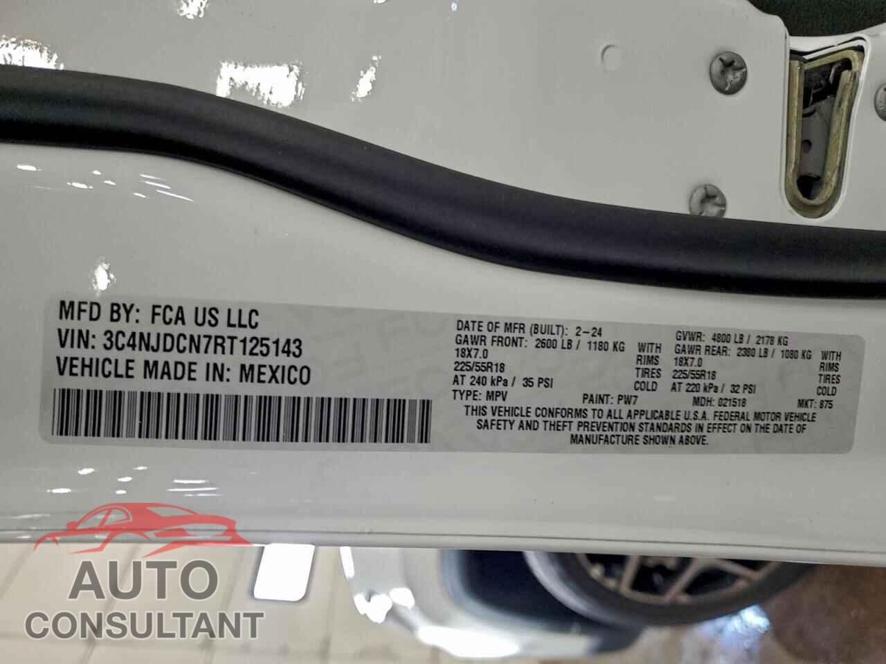 JEEP COMPASS 2024 - 3C4NJDCN7RT125143