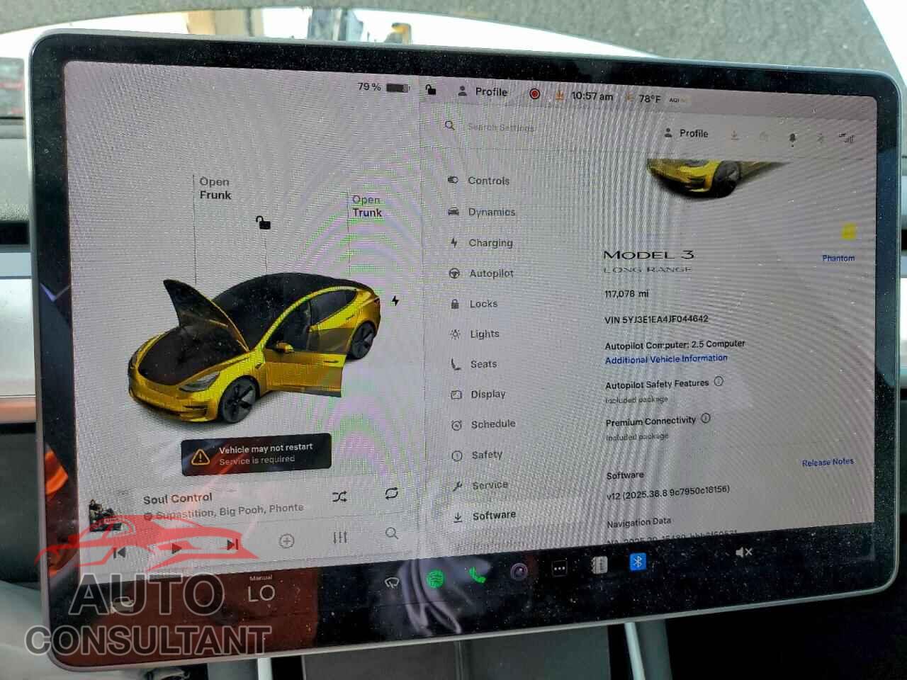 TESLA MODEL 3 2018 - 5YJ3E1EA4JF044642