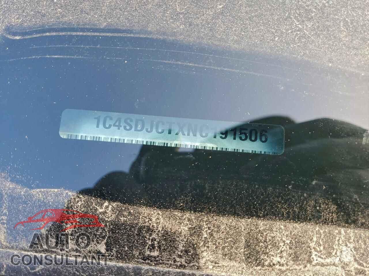 DODGE DURANGO 2022 - 1C4SDJCTXNC191506