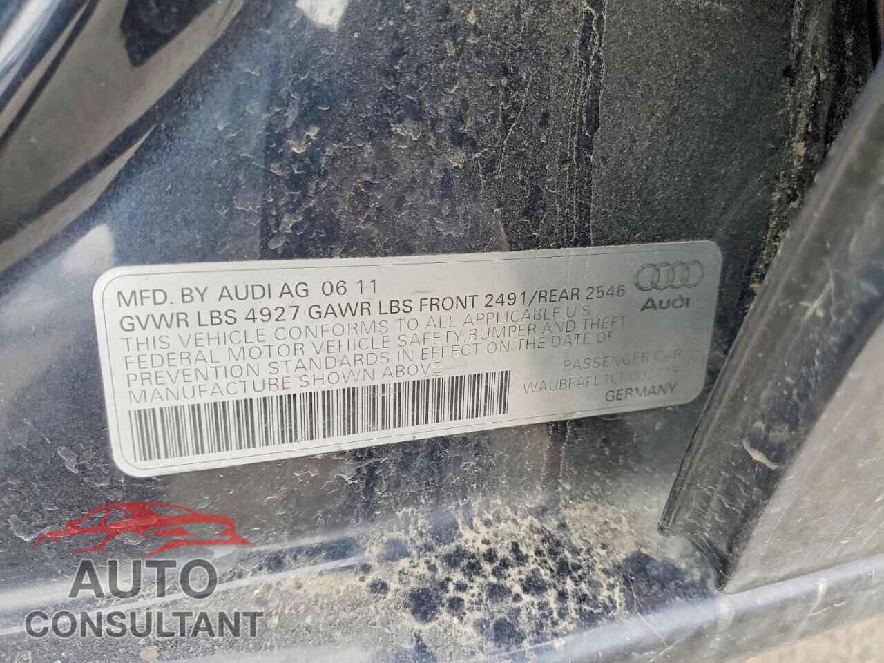 AUDI A4 2012 - WAUBFAFL1CN002715