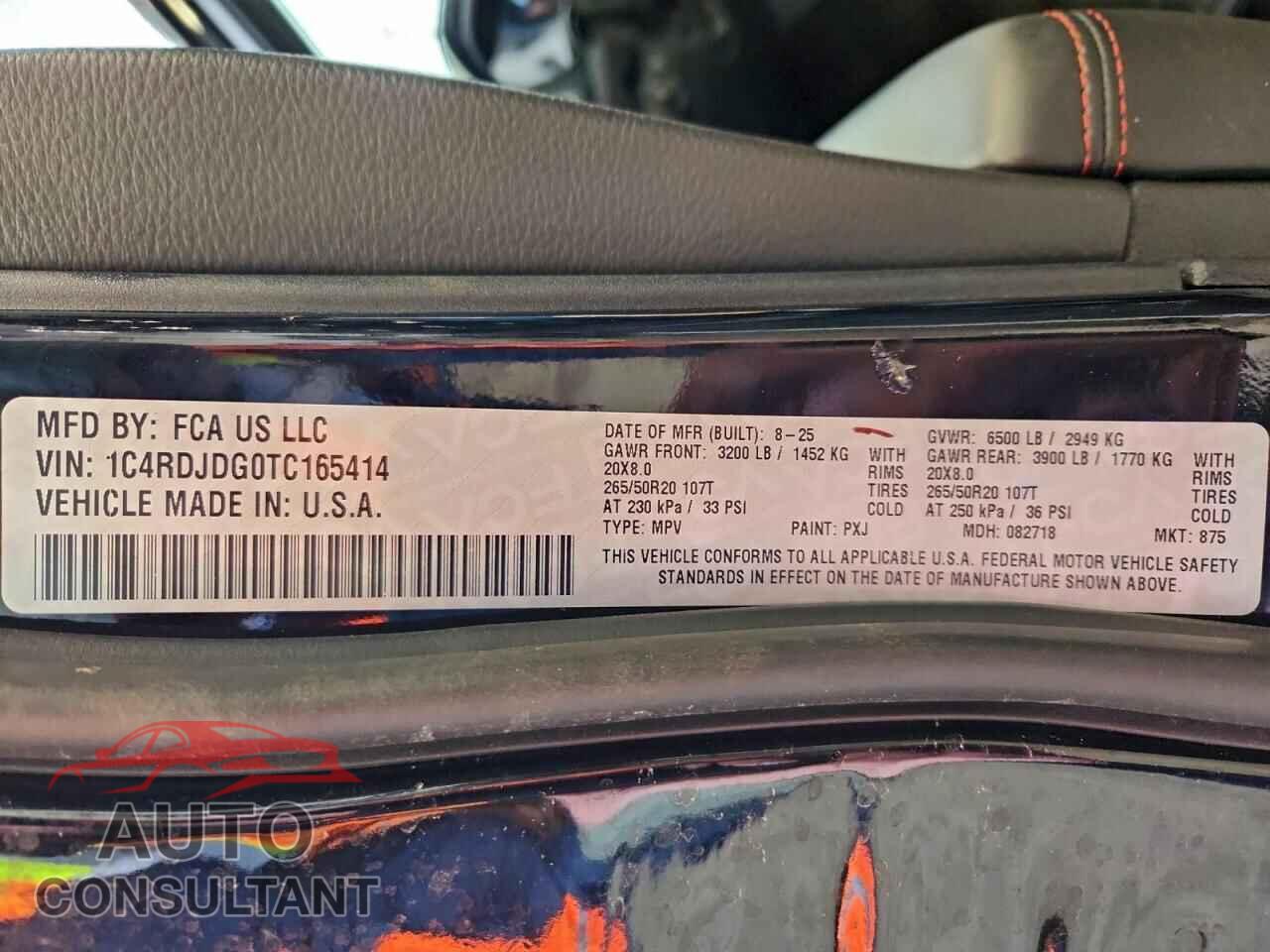 DODGE DURANGO 2026 - 1C4RDJDG0TC165414