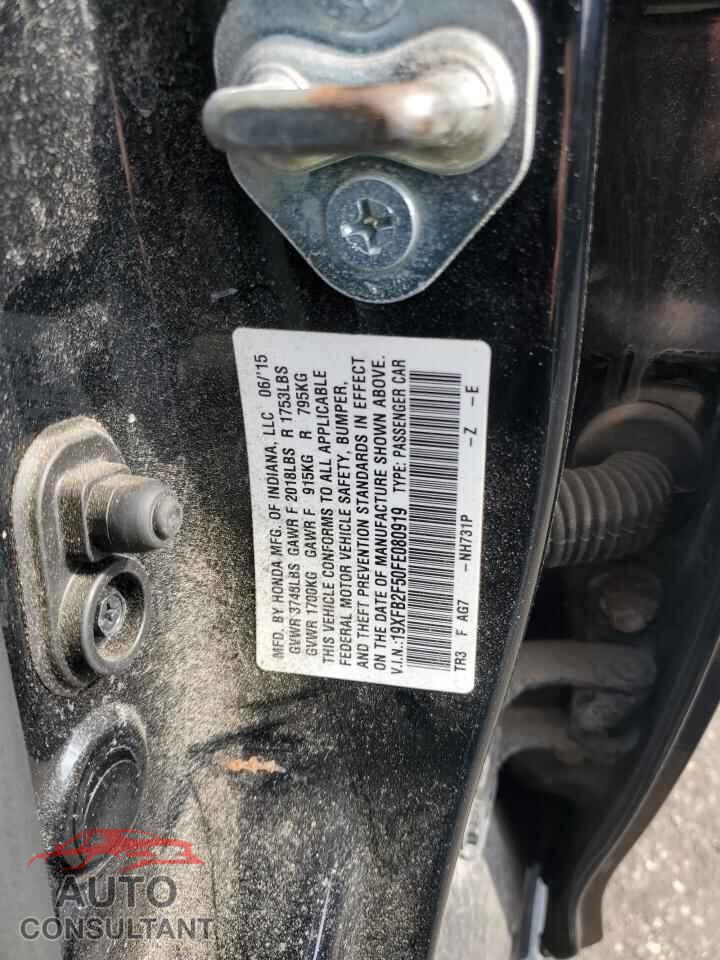HONDA CIVIC 2015 - 19XFB2F50FE080919