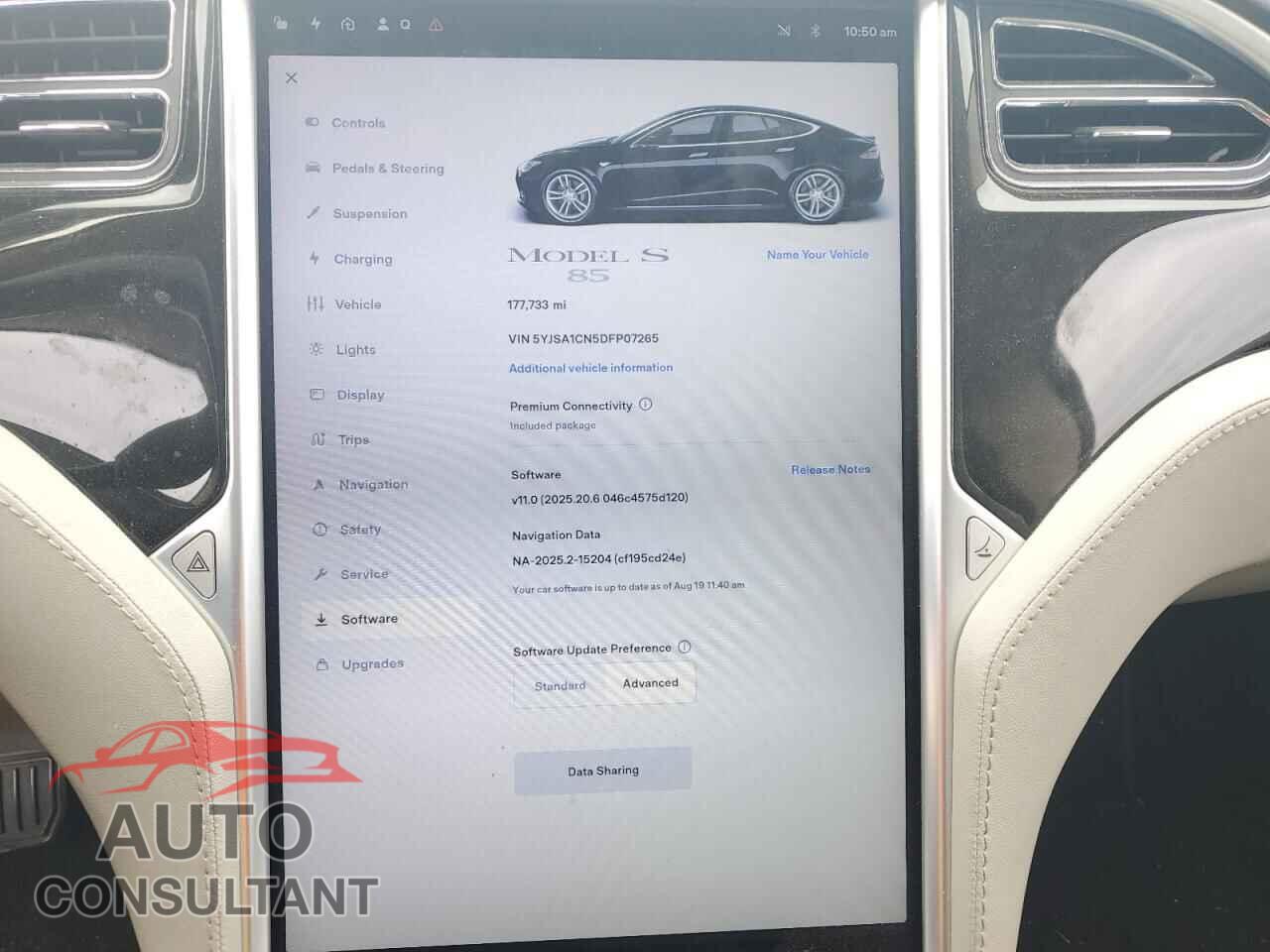 TESLA MODEL S 2013 - 5YJSA1CN5DFP07265