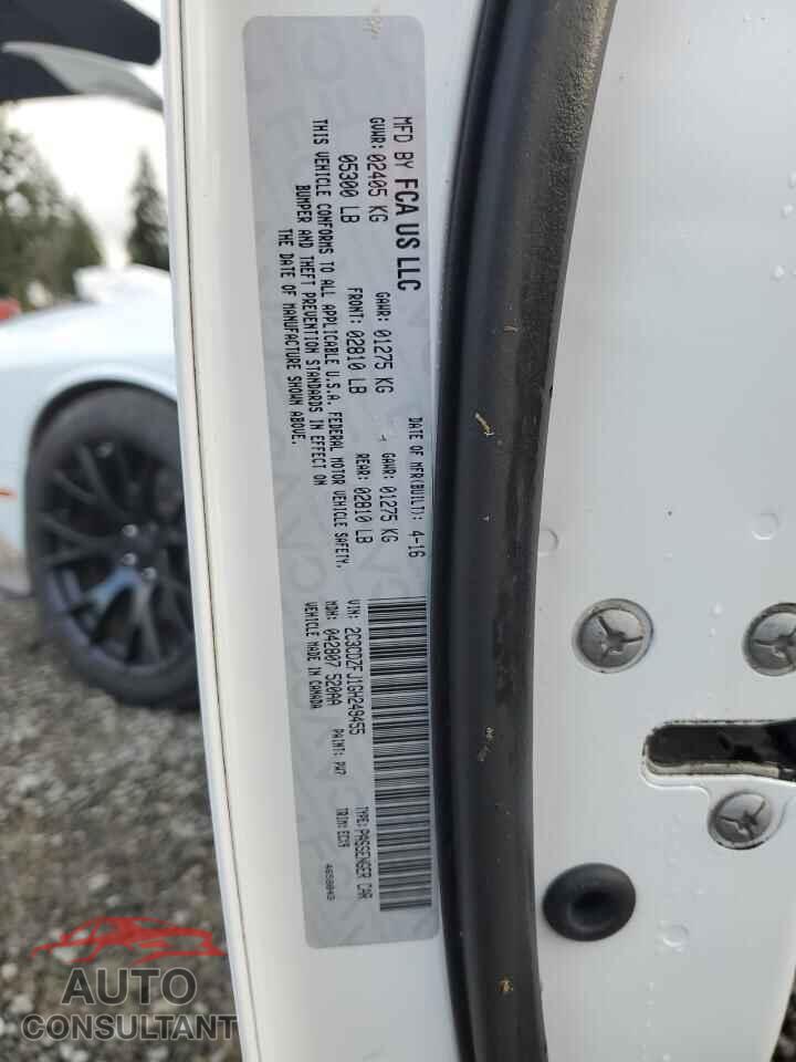 DODGE CHALLENGER 2016 - 2C3CDZFJ1GH249455