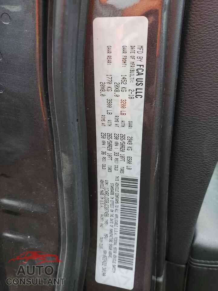 DODGE DURANGO 2018 - 1C4RDJDG8JC307456