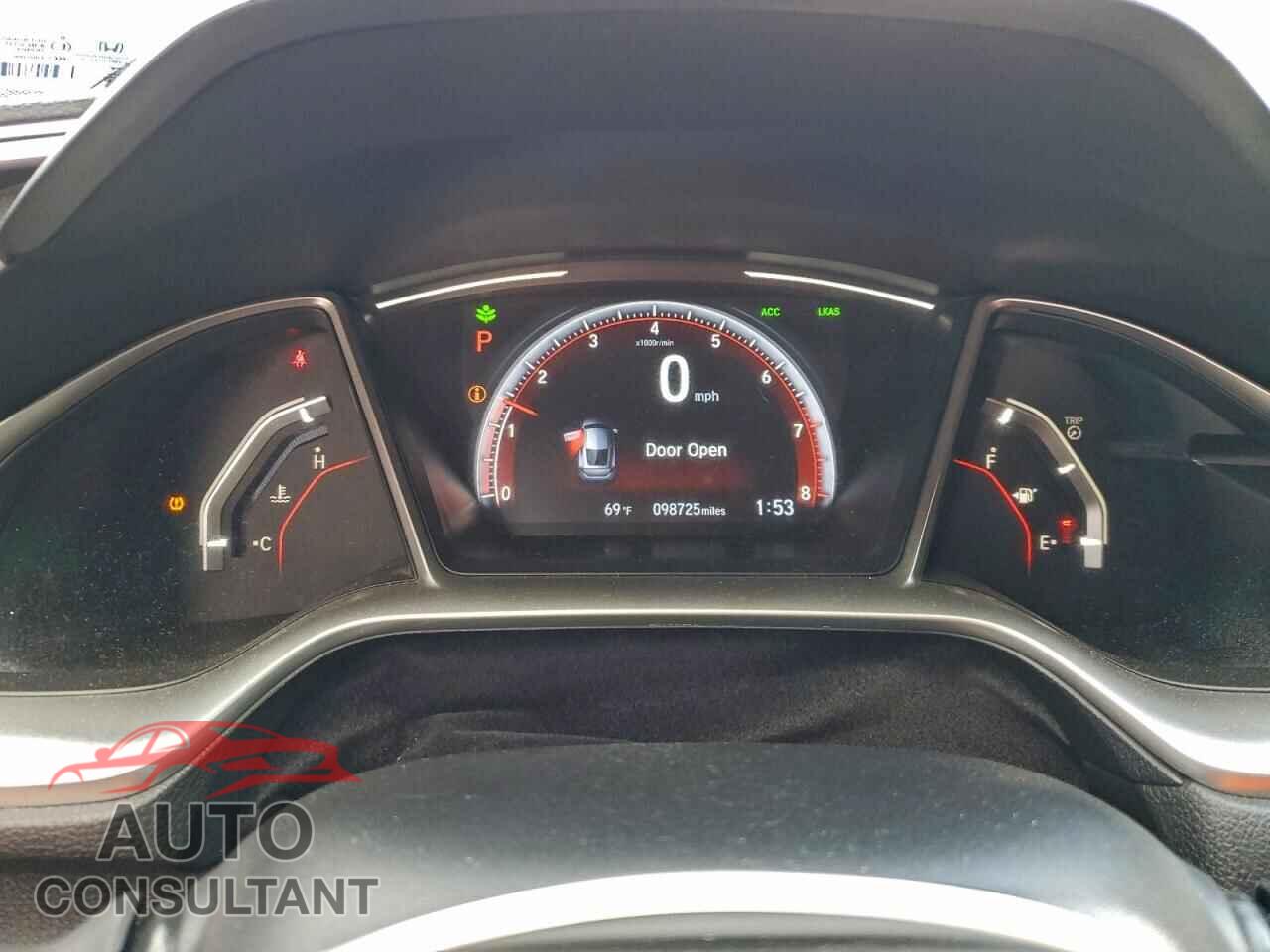 HONDA CIVIC 2019 - 2HGFC4B89KH310336