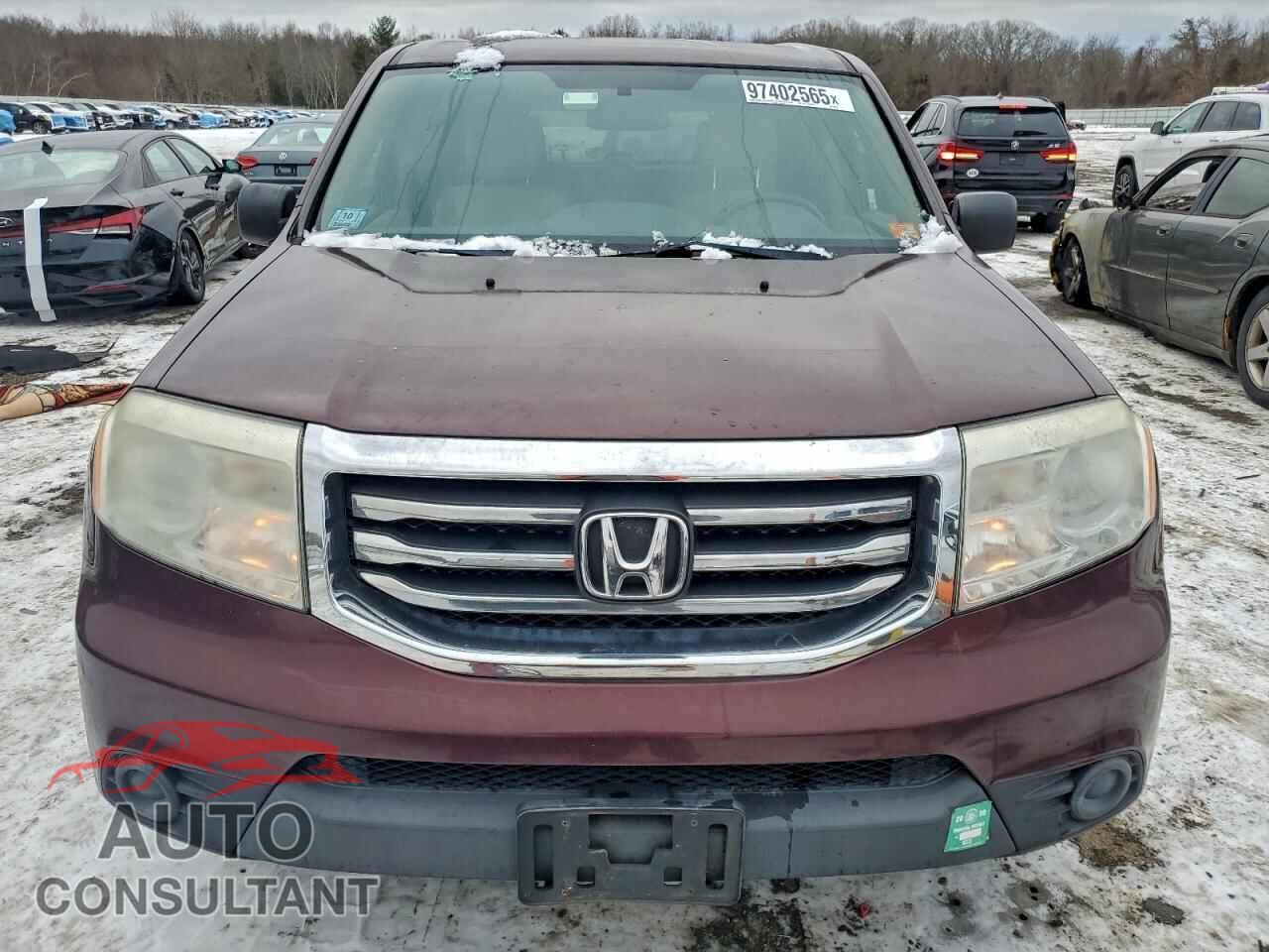 HONDA PILOT 2013 - 5FNYF4H2XDB083412