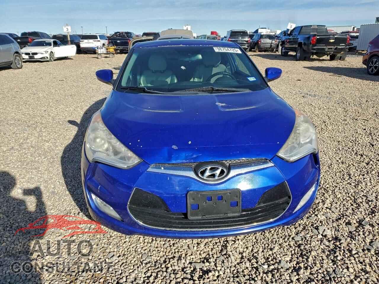 HYUNDAI VELOSTER 2012 - KMHTC6AD1CU076988