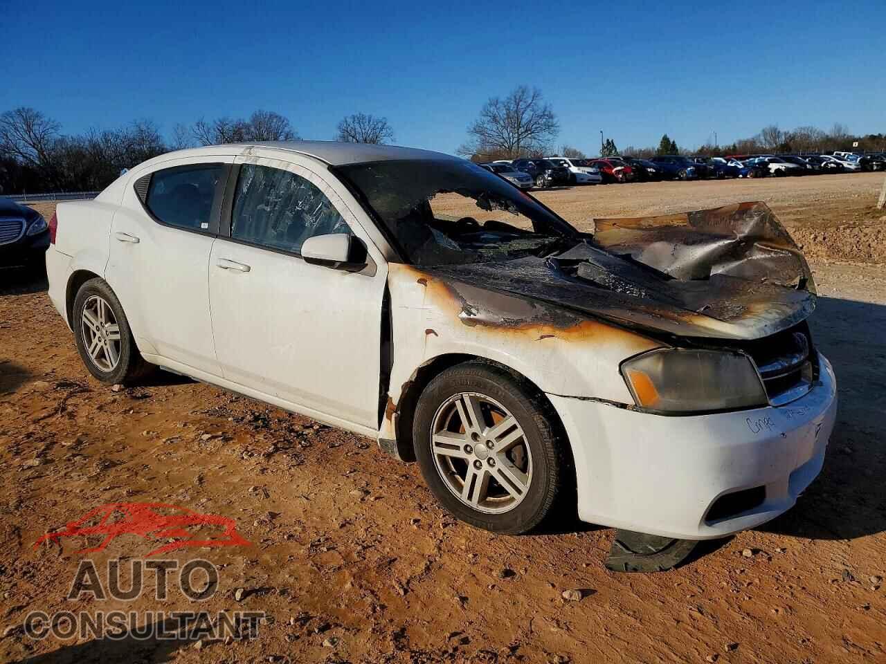 DODGE AVENGER 2012 - 1C3CDZCB4CN242482