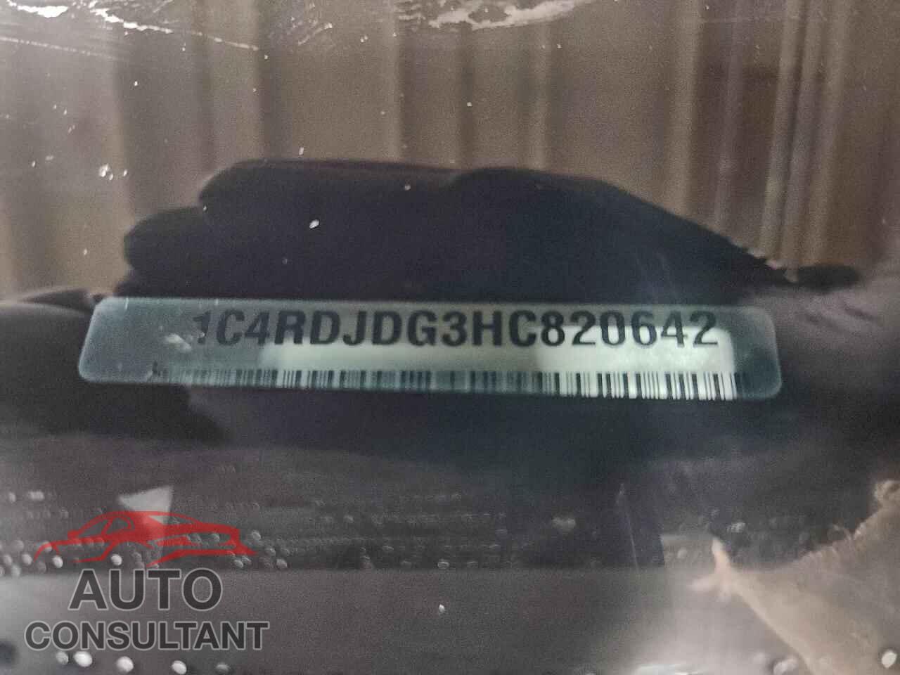 DODGE DURANGO 2017 - 1C4RDJDG3HC820642