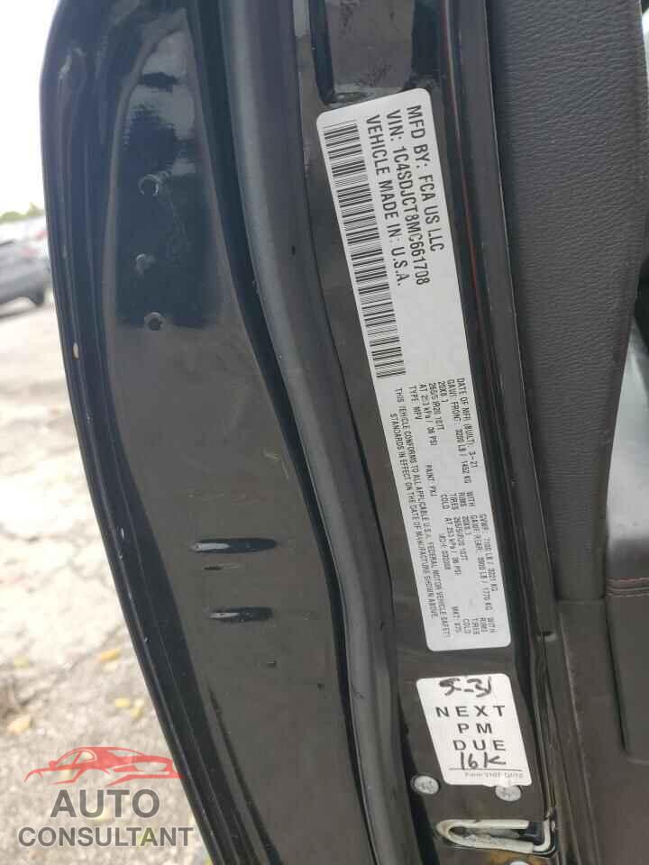 DODGE DURANGO 2021 - 1C4SDJCT8MC661708