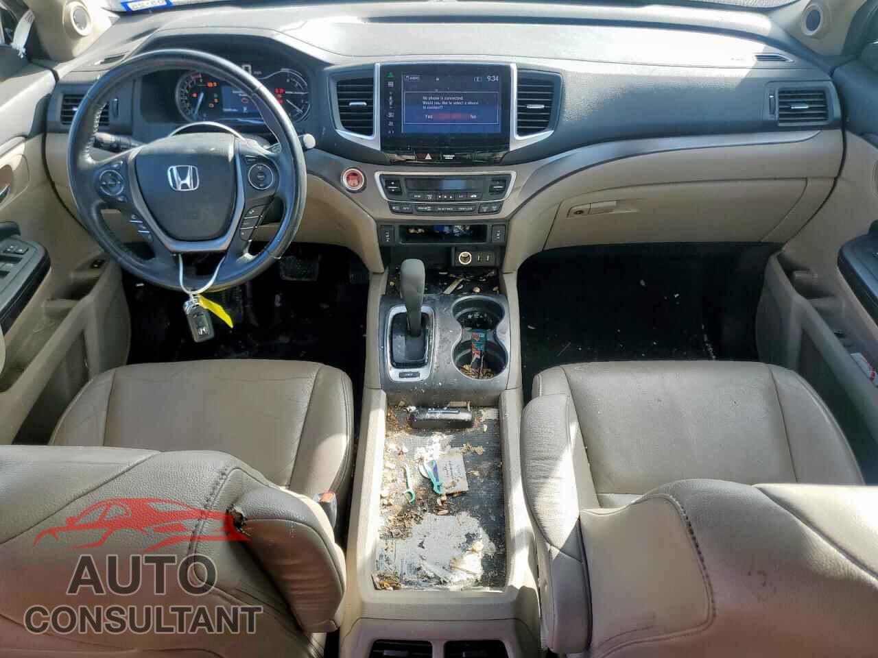 HONDA PILOT 2016 - 5FNYF5H50GB016841