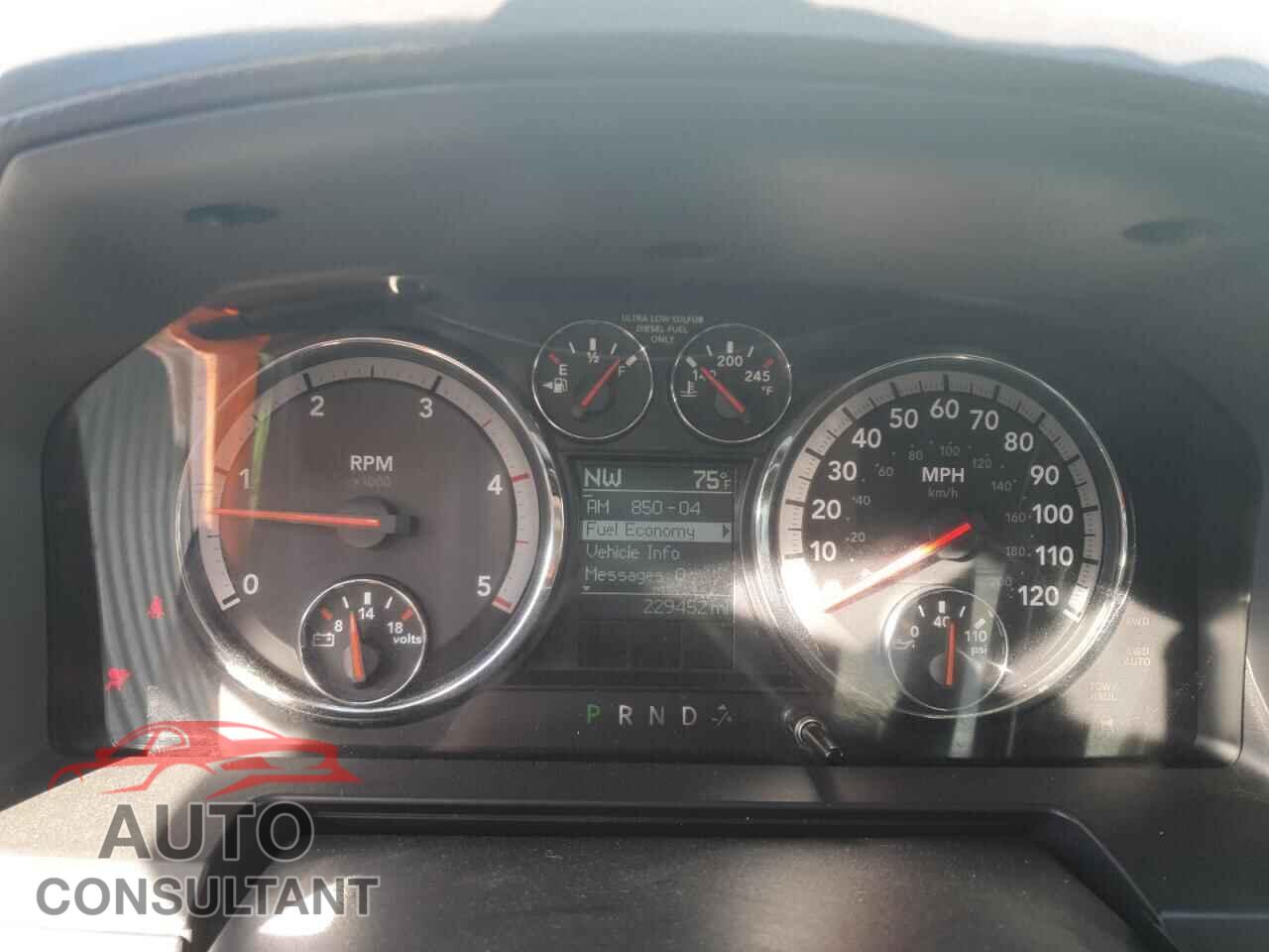 DODGE RAM 3500 2012 - 3C63D3EL0CG204648