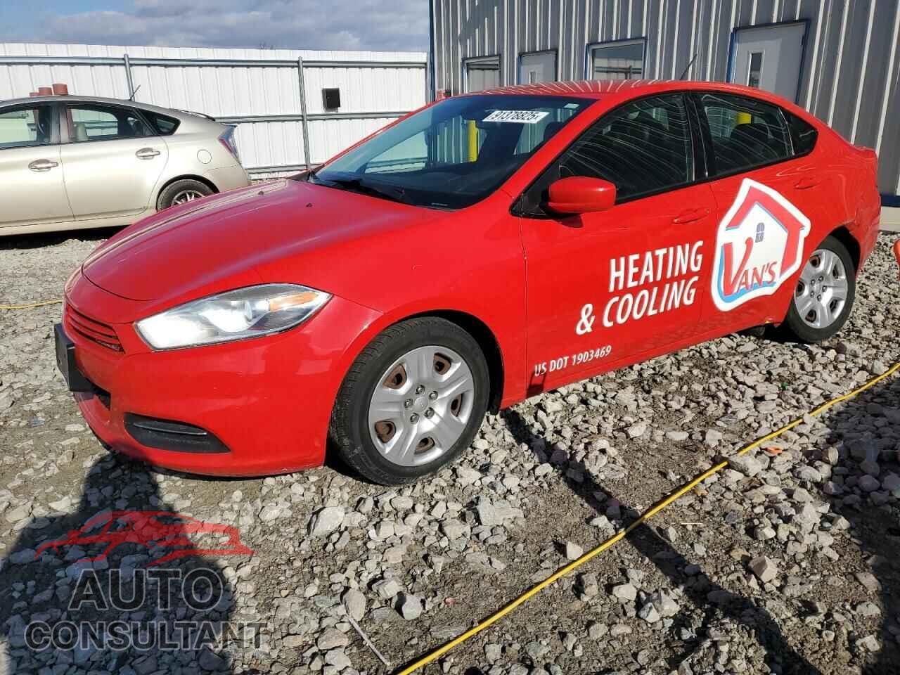 DODGE DART 2016 - 1C3CDFAA9GD625547