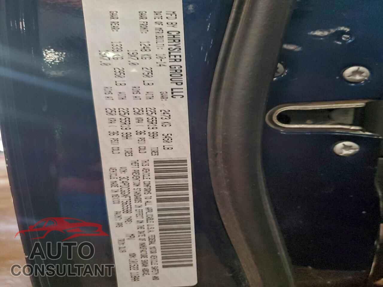 DODGE JOURNEY 2015 - 3C4PDCGGXFT565598