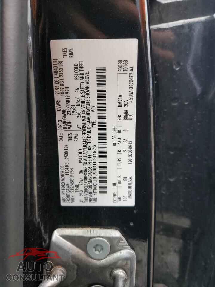 FORD ESCAPE 2013 - 1FMCU9J99DUD01976