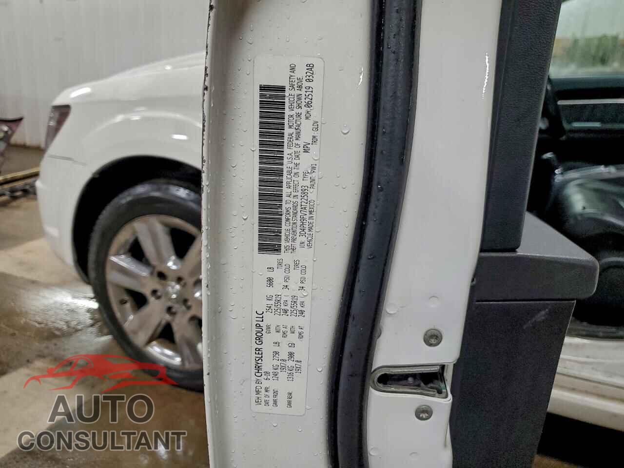 DODGE JOURNEY 2010 - 3D4PH9FV7AT225893