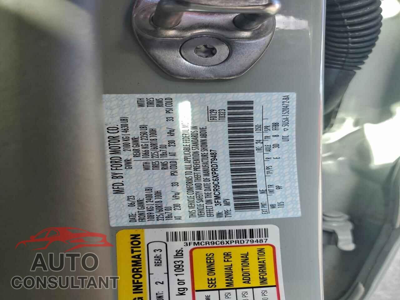 FORD BRONCO 2023 - 3FMCR9C6XPRD79487