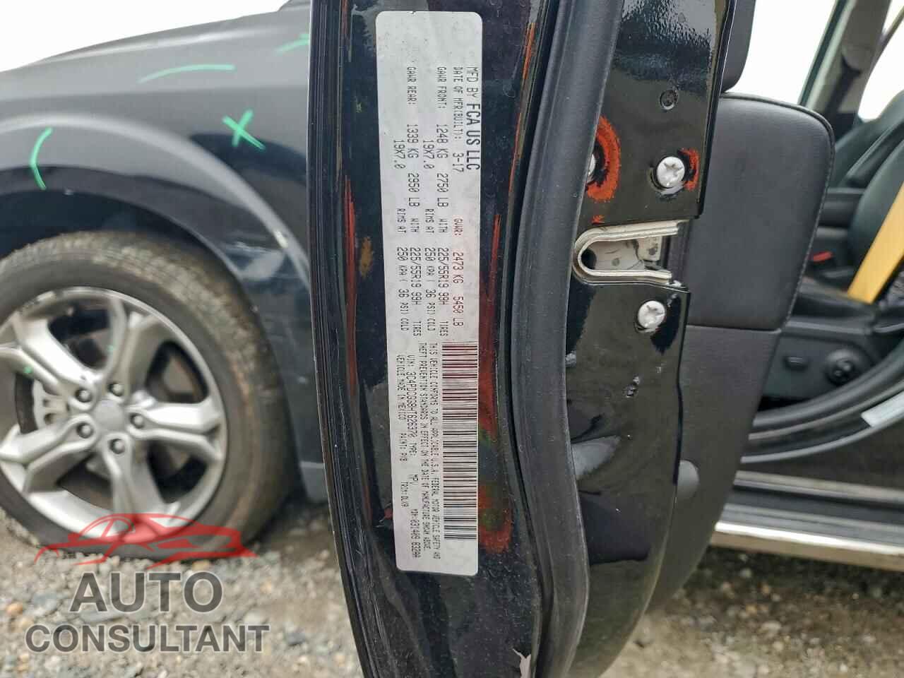 DODGE JOURNEY 2017 - 3C4PDCGG8HT626370