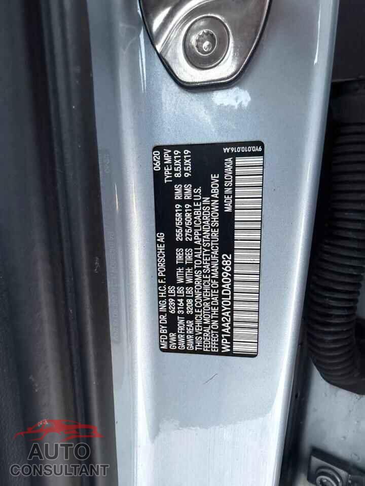 PORSCHE CAYENNE 2020 - WP1AA2AY0LDA09682