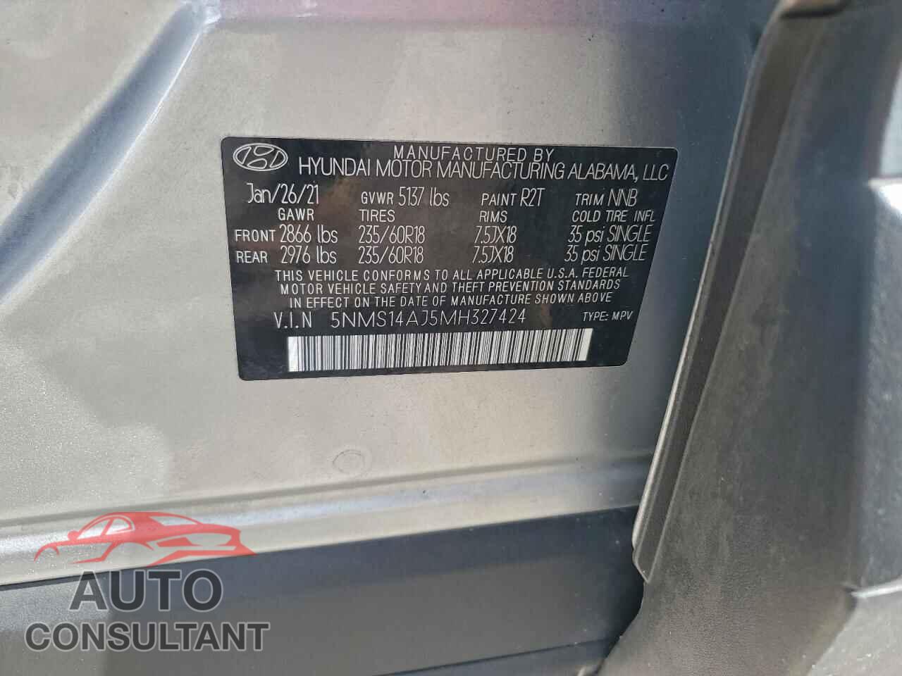 HYUNDAI SANTA FE 2021 - 5NMS14AJ5MH327424