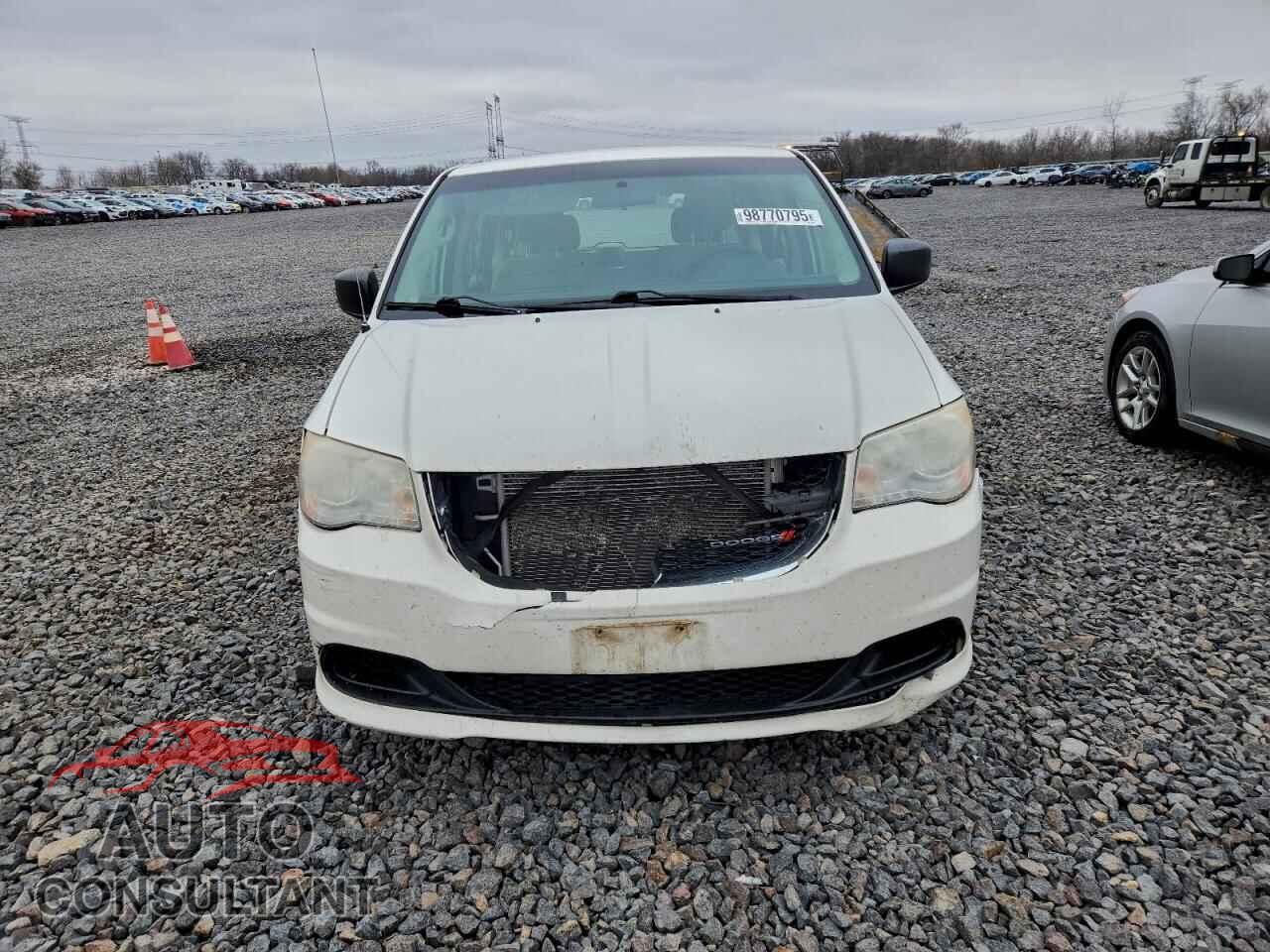 DODGE CARAVAN 2012 - 2C4RDGBG4CR399200