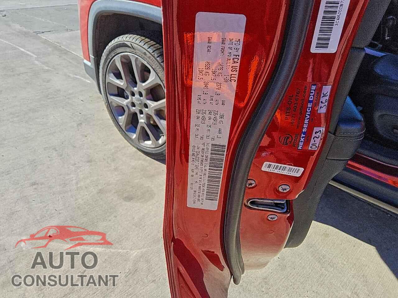 JEEP COMPASS 2020 - 3C4NJCCB7LT182451