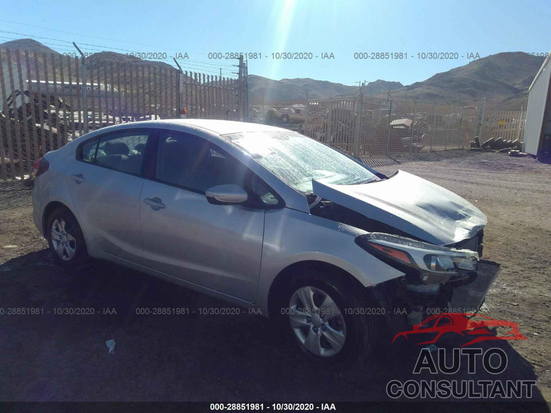 KIA FORTE 2018 - 3KPFK4A79JE263538