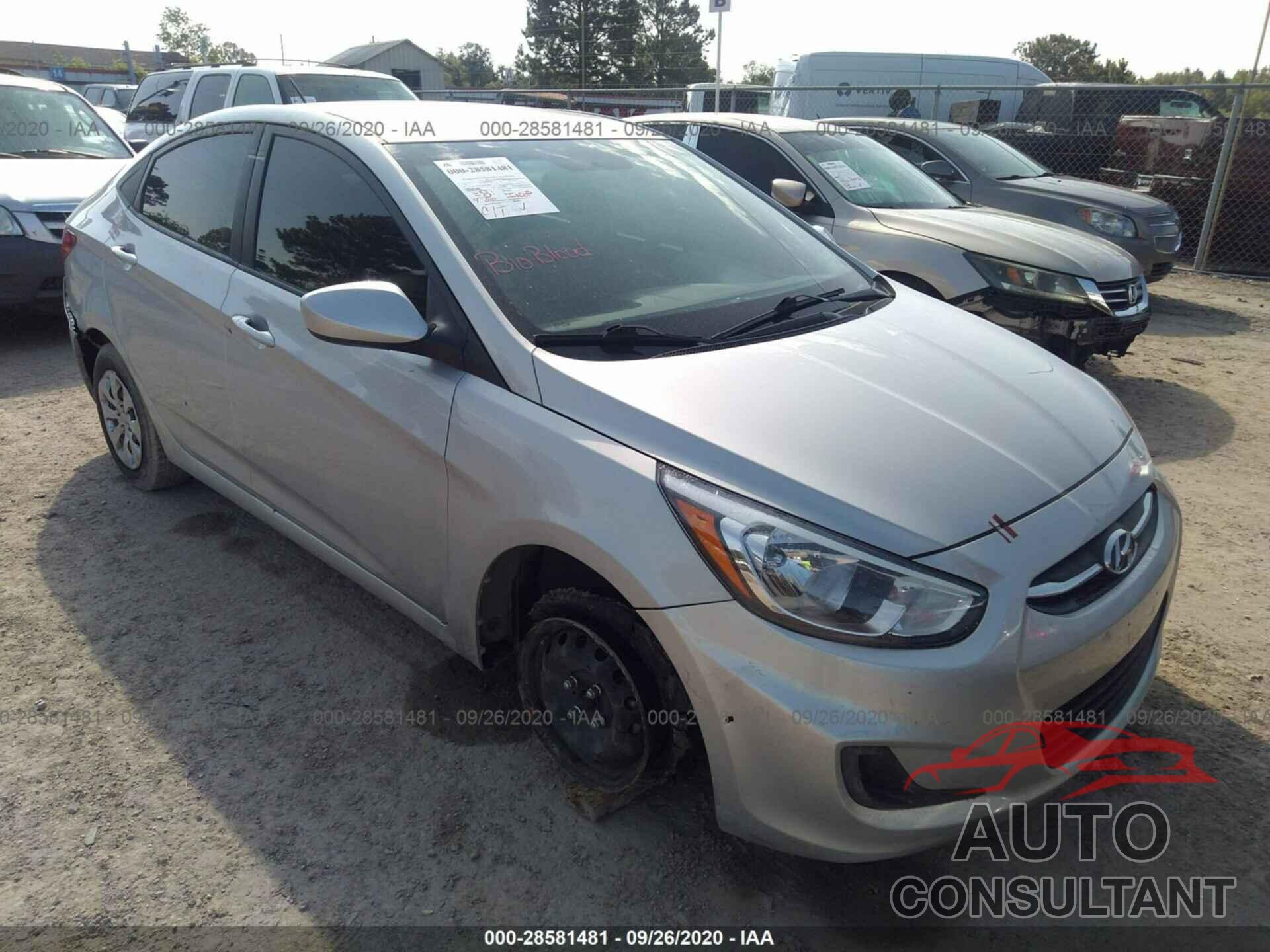 HYUNDAI ACCENT 2017 - KMHCT4AEXHU310064
