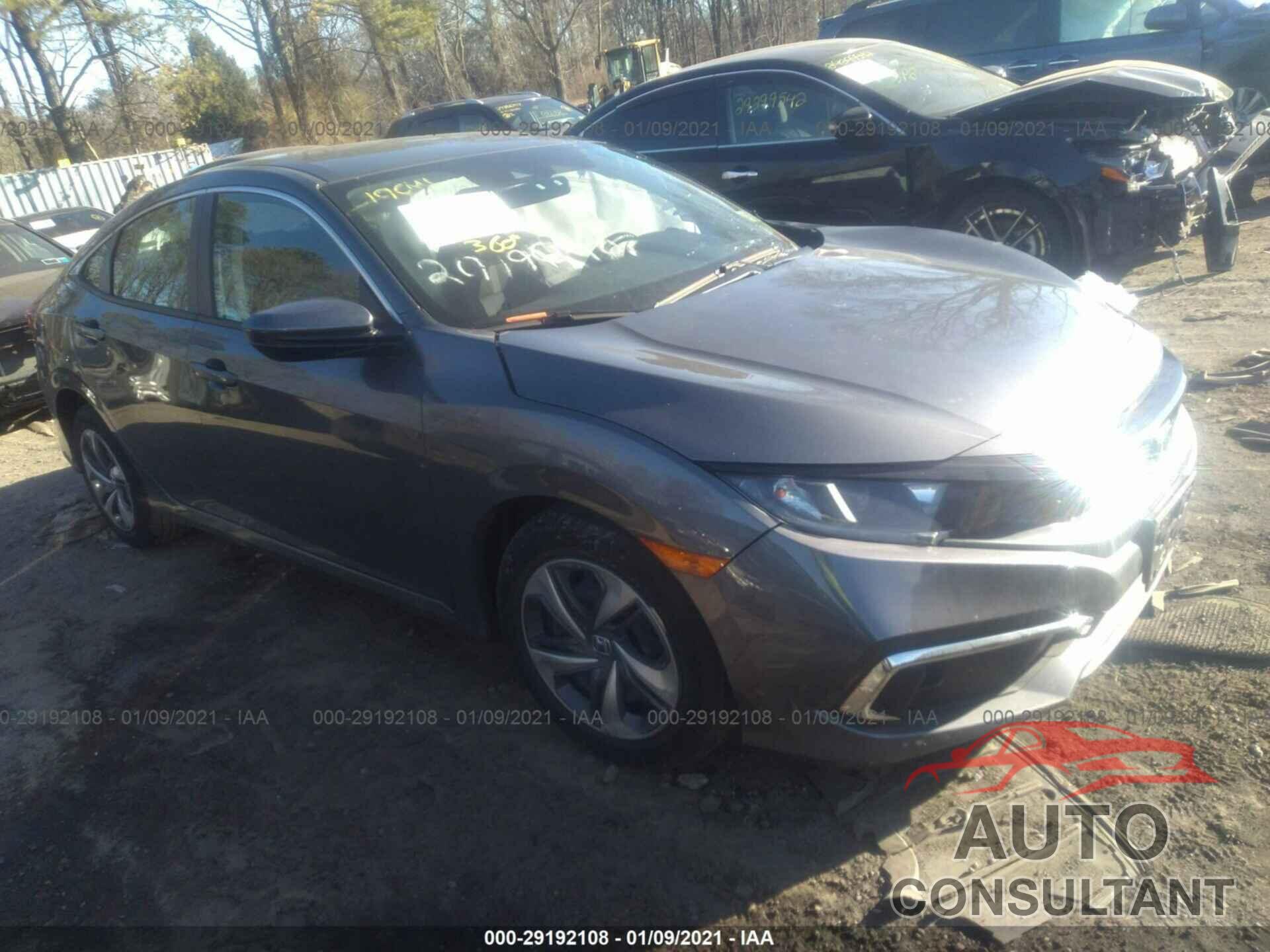 HONDA CIVIC SEDAN 2019 - 2HGFC2F62KH591408