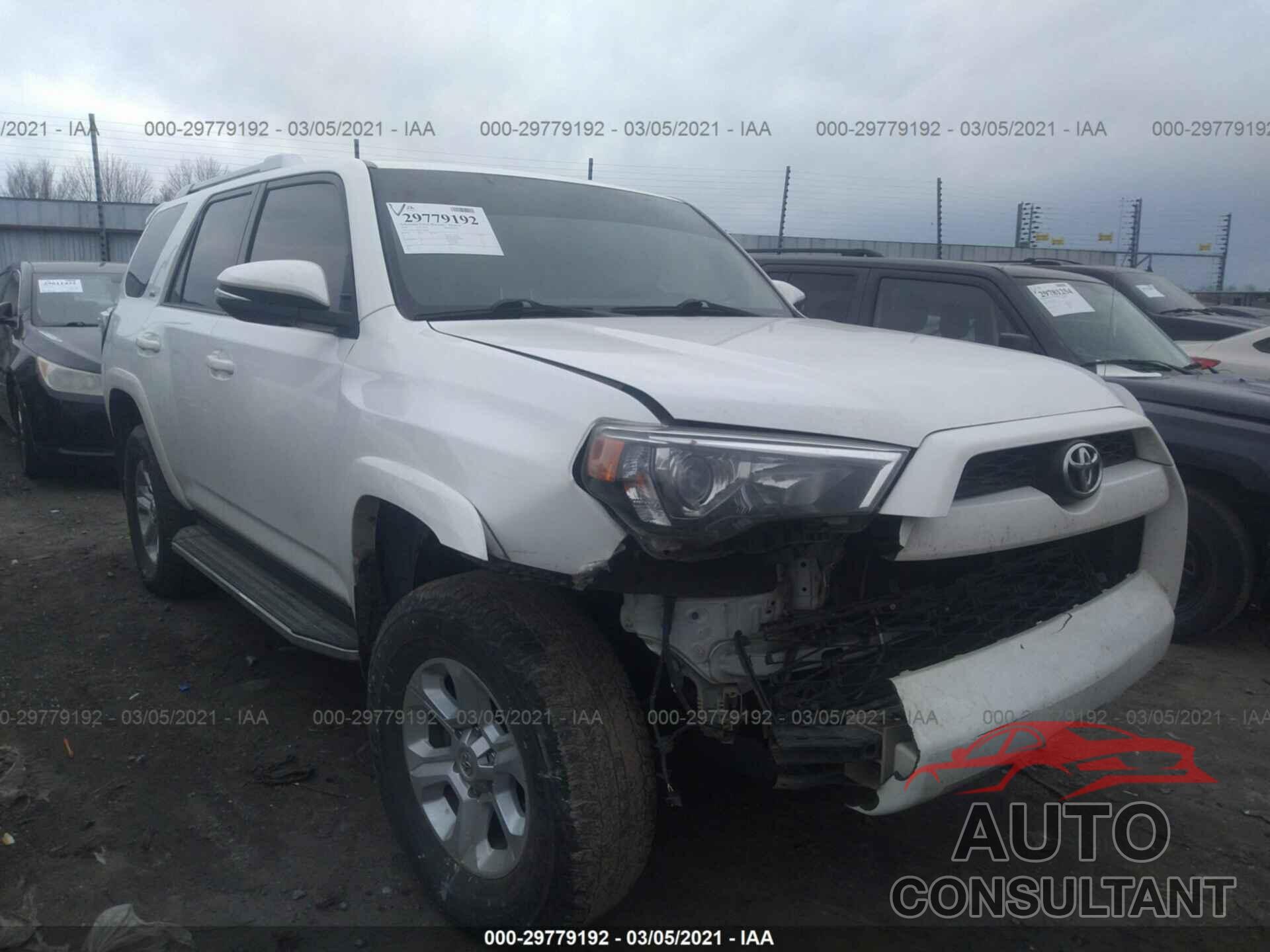 TOYOTA 4RUNNER 2016 - JTEBU5JR0G5330866